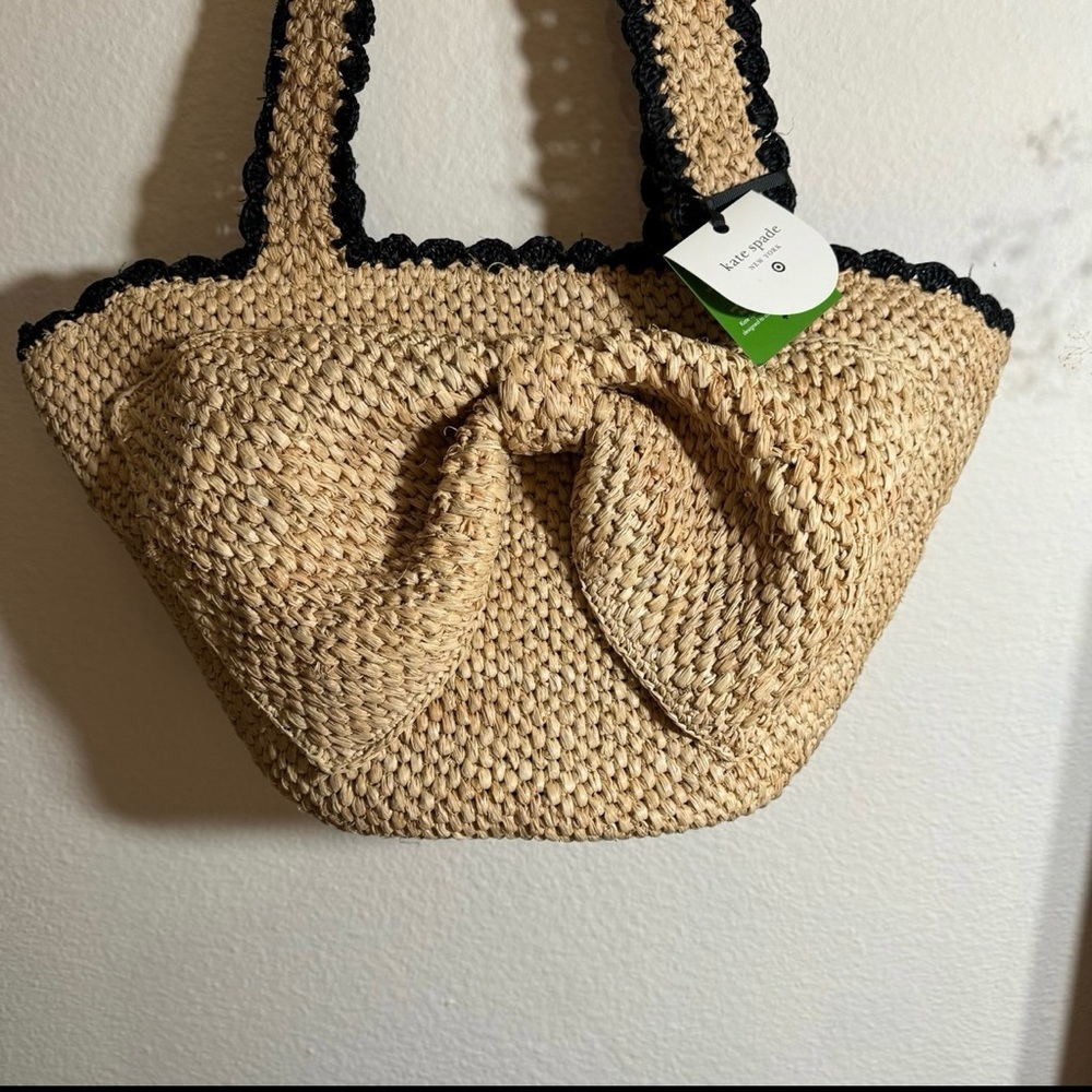 Raffia Bow Tote Bag - Kate Spade New York x Target Natural